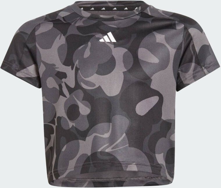 Adidas Perfor ce Essentials AEROREADY Seasonal Print Crop T-shirt Kids