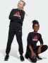Adidas Sportswear joggingpak zwart Trainingspak Jongens Meisjes Sweat Ronde hals 128 - Thumbnail 1