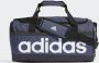 Adidas Perfor ce sporttas Lineair Duffel M 39L blauw zwart wit Logo - Thumbnail 2