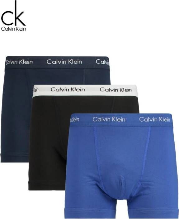 Calvin Klein Heren Boxershort 3-pack Trunk Zwart