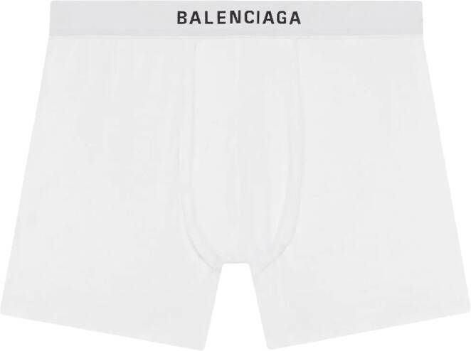 Balenciaga Boxershorts met logoband Wit