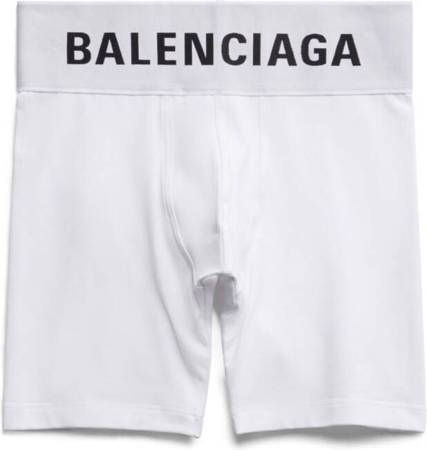 Balenciaga Boxershorts met logoband Wit