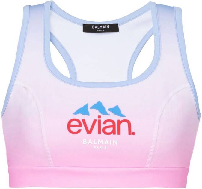 Balmain x Evian sport-bh Roze