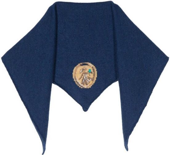 Barrie x Goossens sjaal met sterrenbeeld patroon Blauw