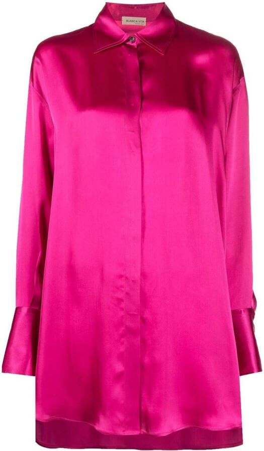 Blanca Vita Oversized blousejurk Roze