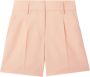 Burberry Geplooide shorts Roze - Thumbnail 1