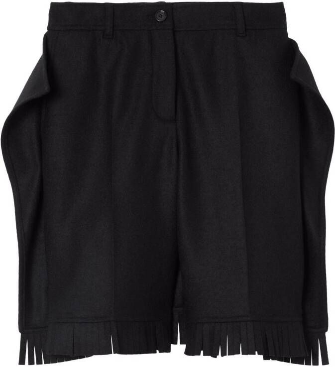 Burberry Shorts met franje Zwart