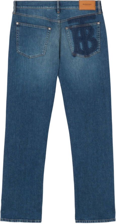 Burberry Straight jeans Blauw