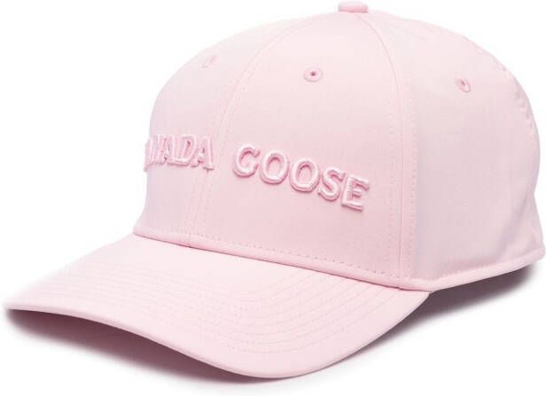 Canada Goose Pet met logo-reliëf Roze