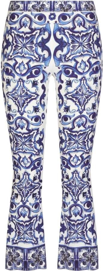 Dolce & Gabbana Flared broek Blauw