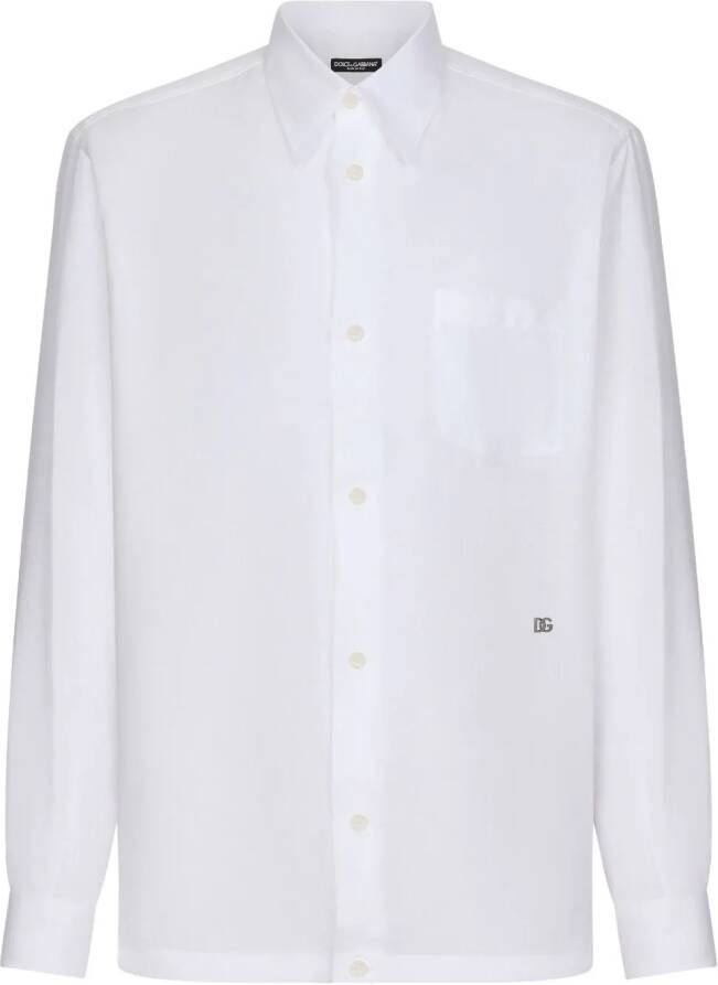 Dolce & Gabbana Overhemd met korte mouwen Wit