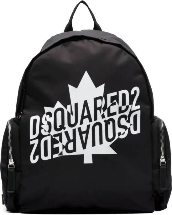 Dsquared2 Kids Rugzak met logoprint Zwart