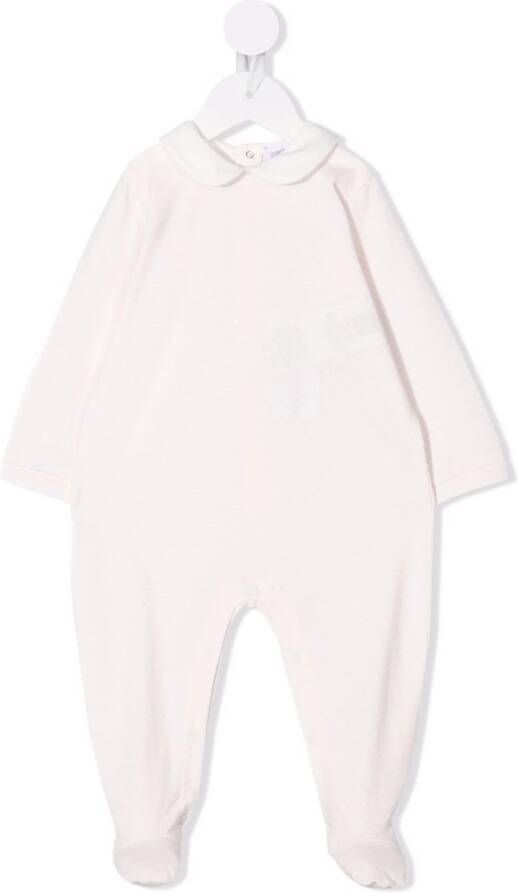 Emporio Armani Kids Pyjama met ronde kraag Wit