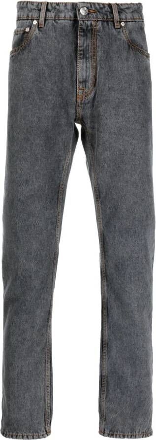ETRO Jeans met geborduurd logo Grijs