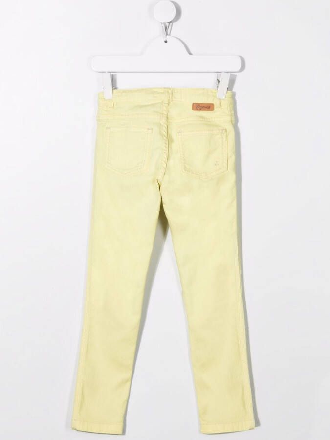Bonpoint Skinny jeans Geel