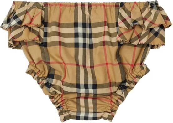 Burberry Kids Vintage check shorts Beige
