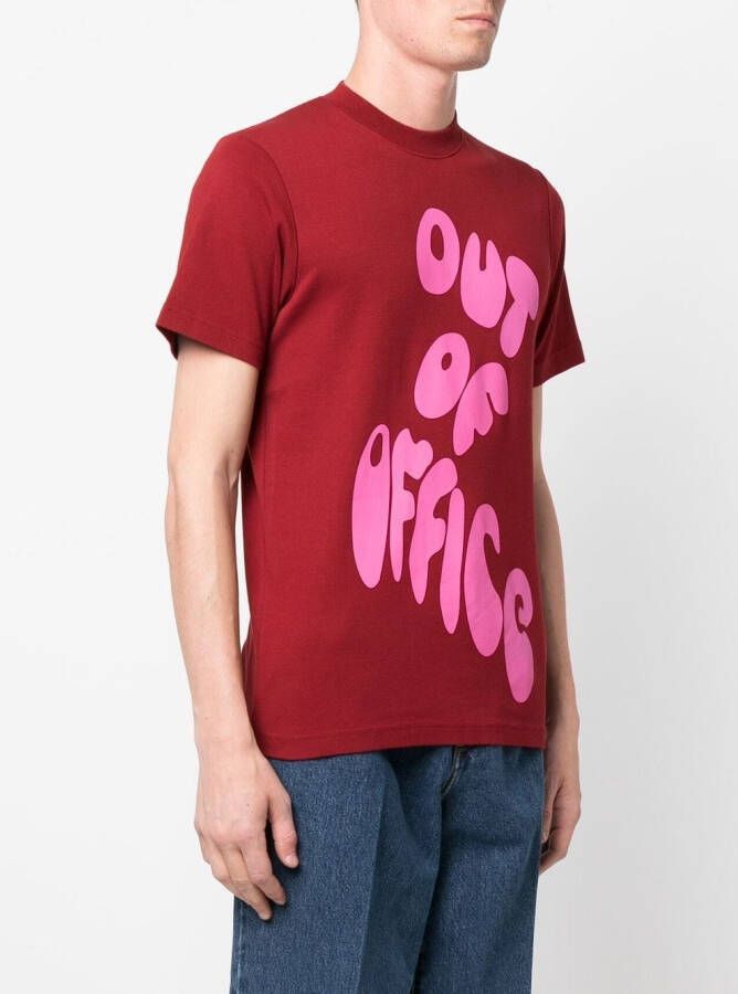 Camper T-shirt van biologisch katoen Rood