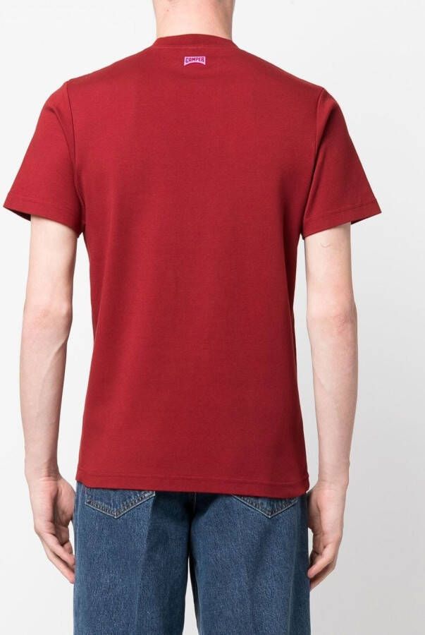 Camper T-shirt van biologisch katoen Rood