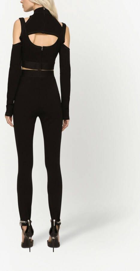 Dolce & Gabbana Full Milano legging Zwart