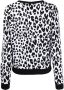 Moschino Zwart Luipaardprint Sweatshirt voor Dames Black Dames - Thumbnail 3