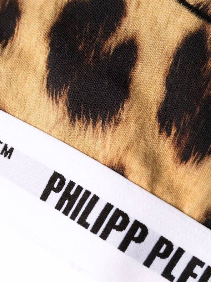 Philipp Plein Bh met luipaardprint Beige