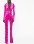 Versace Jumpsuit met V-hals Roze - Thumbnail 2