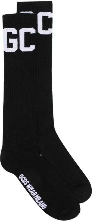 Gcds Intarsia sokken Zwart
