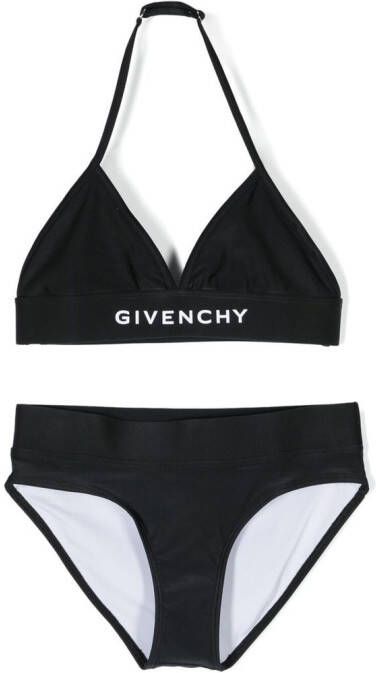 Givenchy Kids Bikini met logoprint Zwart