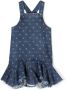 Givenchy Kids Mini-jurk met logoprint Blauw - Thumbnail 1