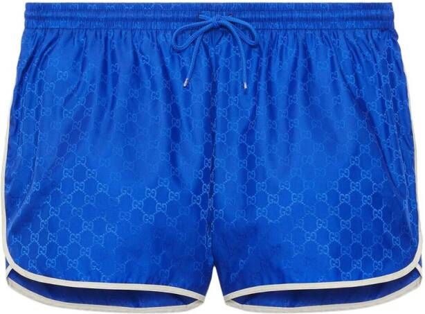 Gucci Shorts met trekkoord Blauw