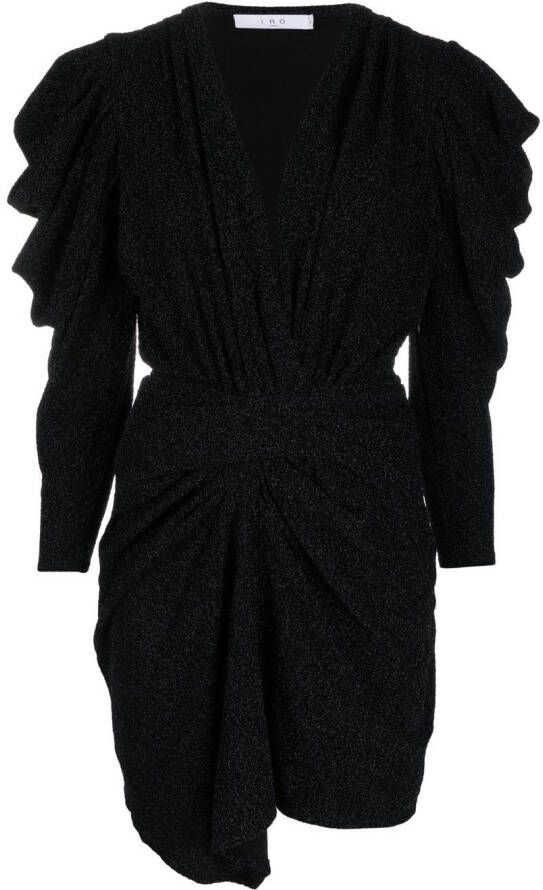 IRO Mini-jurk met lange mouwen Zwart