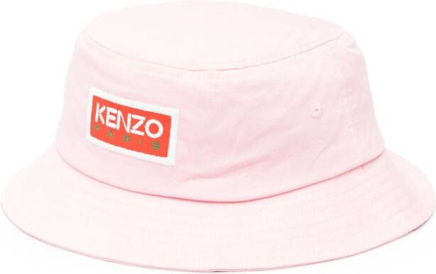 Kenzo Vissershoed met logopatch Roze