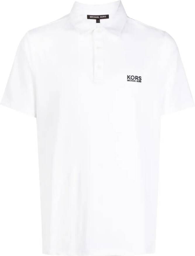 Michael Kors Poloshirt met logoprint Wit