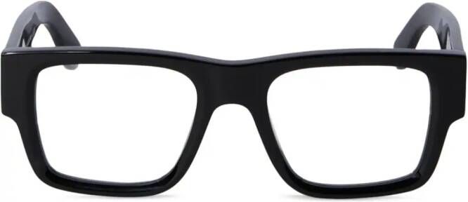 Off-White Optical Style 40 bril met vierkant montuur Zwart