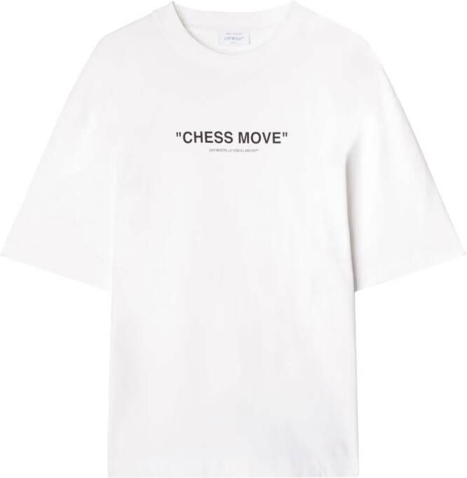 Off-White T-shirt met korte mouwen Wit
