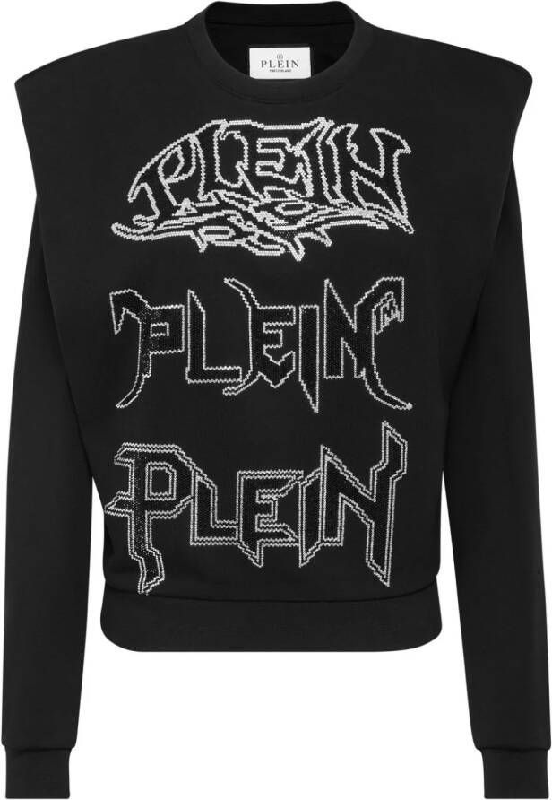 Philipp Plein Sweater met logo Zwart