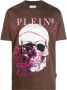 Philipp Plein T-shirt met ronde hals Bruin - Thumbnail 1