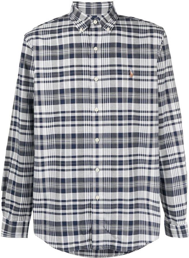 Polo Ralph Lauren Geruit overhemd Grijs