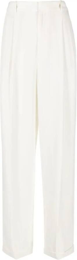 Polo Ralph Lauren Pantalon met wijde pijpen Wit