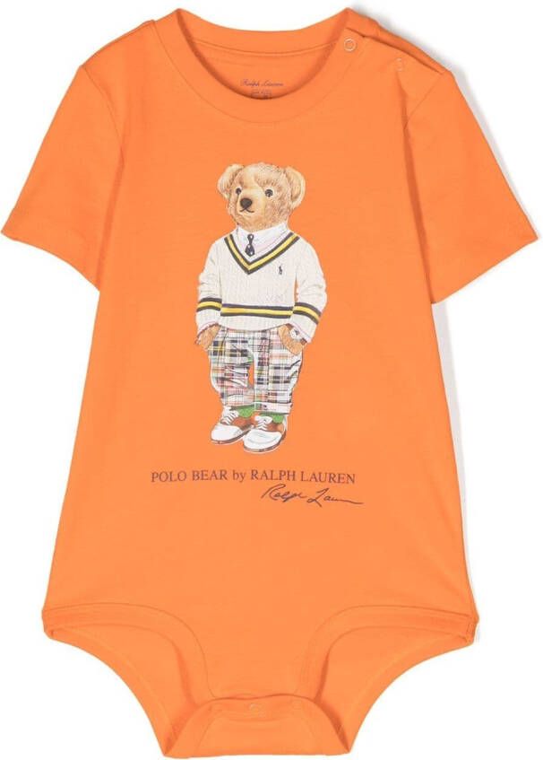 Ralph Lauren Kids Babypakje met print Oranje
