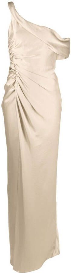 Simkhai Asymmetrische jurk Beige