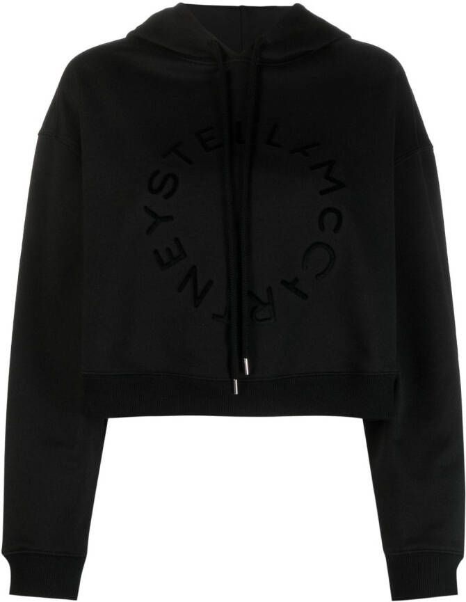 Stella McCartney Sweater met logoprint Zwart