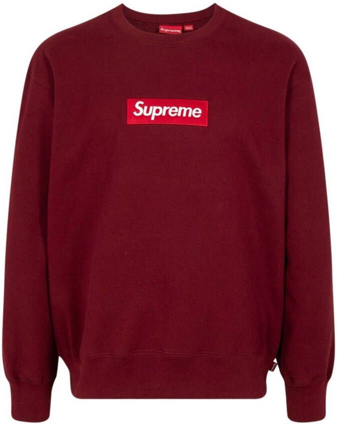 Supreme Sweater met logo Rood