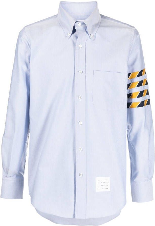 Thom Browne Overhemd met strepen Blauw