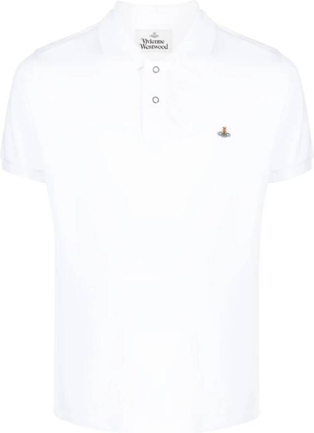 Vivienne Westwood Poloshirt met borduurwerk Wit