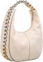 Stella Mccartney Hobo bags Small Frayme Zipit Shoulder Bag in crème - Thumbnail 1