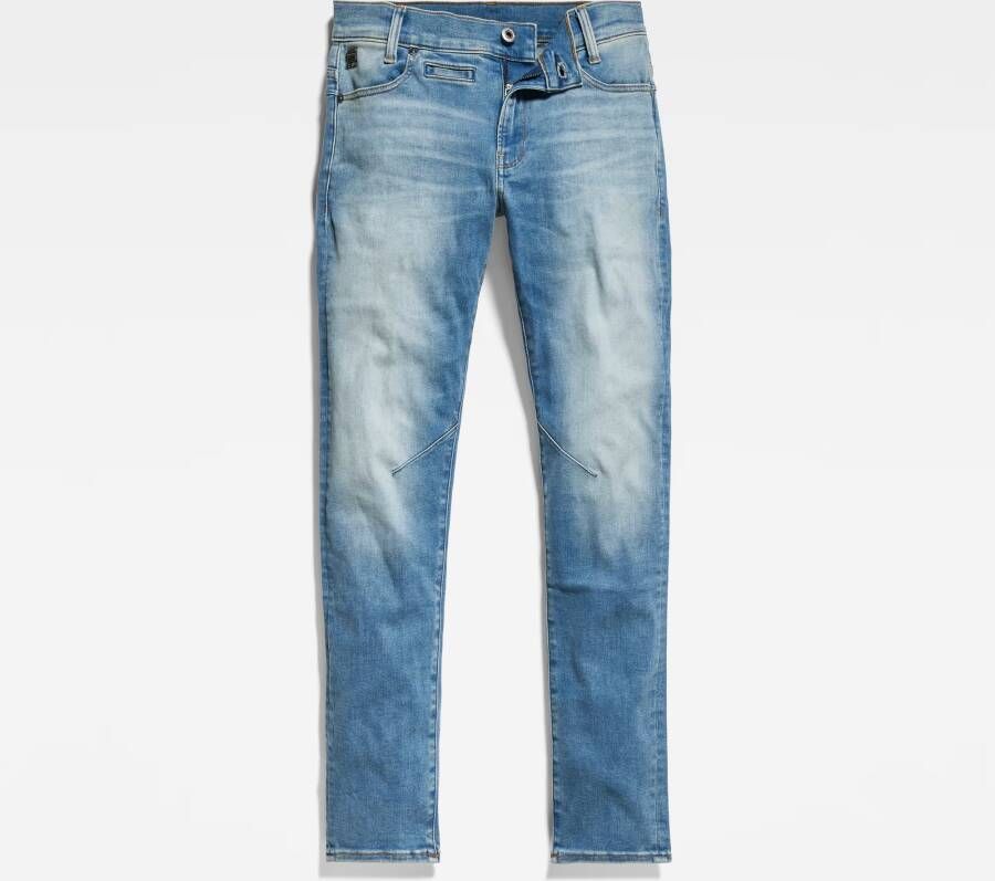 G-Star Raw D-STAQ regular fit jeans medium aged Blauw Jongens Stretchdenim 116