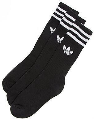 Adidas Originals Sokken 3 Paar Black White- Heren
