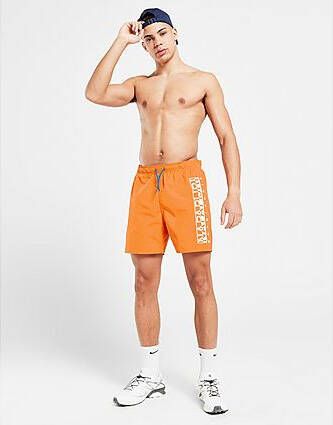 Napapijri V-Box Swim Shorts Orange- Heren