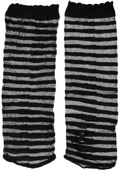 Sarlini sokken met strepen zwart